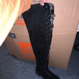 Lace up boots